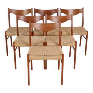 Ensemble de 6 chaises - 1970