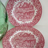 Duo of English plates