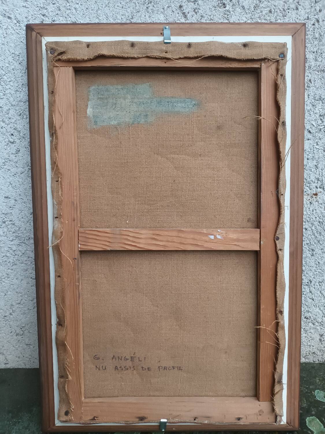 Female nude, oil on canvas