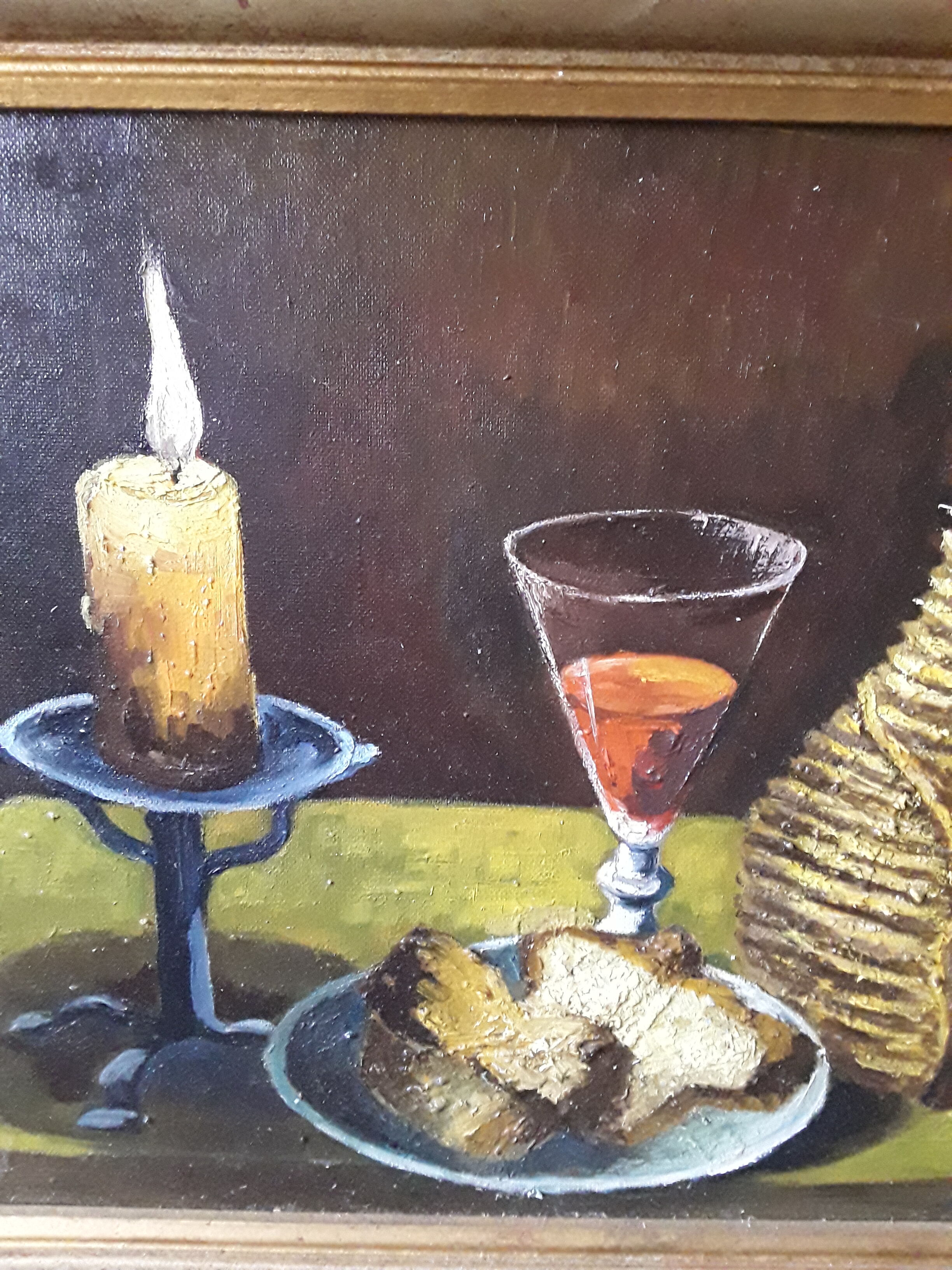 Still life oil painting