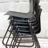 Lot of 6 vintage Galvanitas S23 chairs