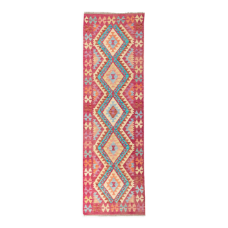 Afghan Pashtun kilim corridor 240 x 75 cm