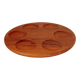 Rotating aperitif platter "Lazy Susan" in teak