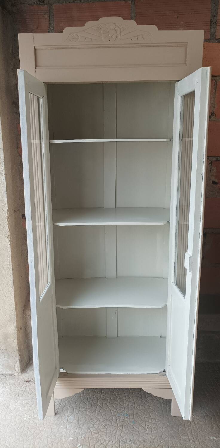 Armoire vitrée Art Déco d'époque