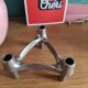 Vintage silver metal candle holder