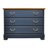 Vintage cherry wood commode refurbished