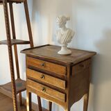 Bedside table with secret drawer
