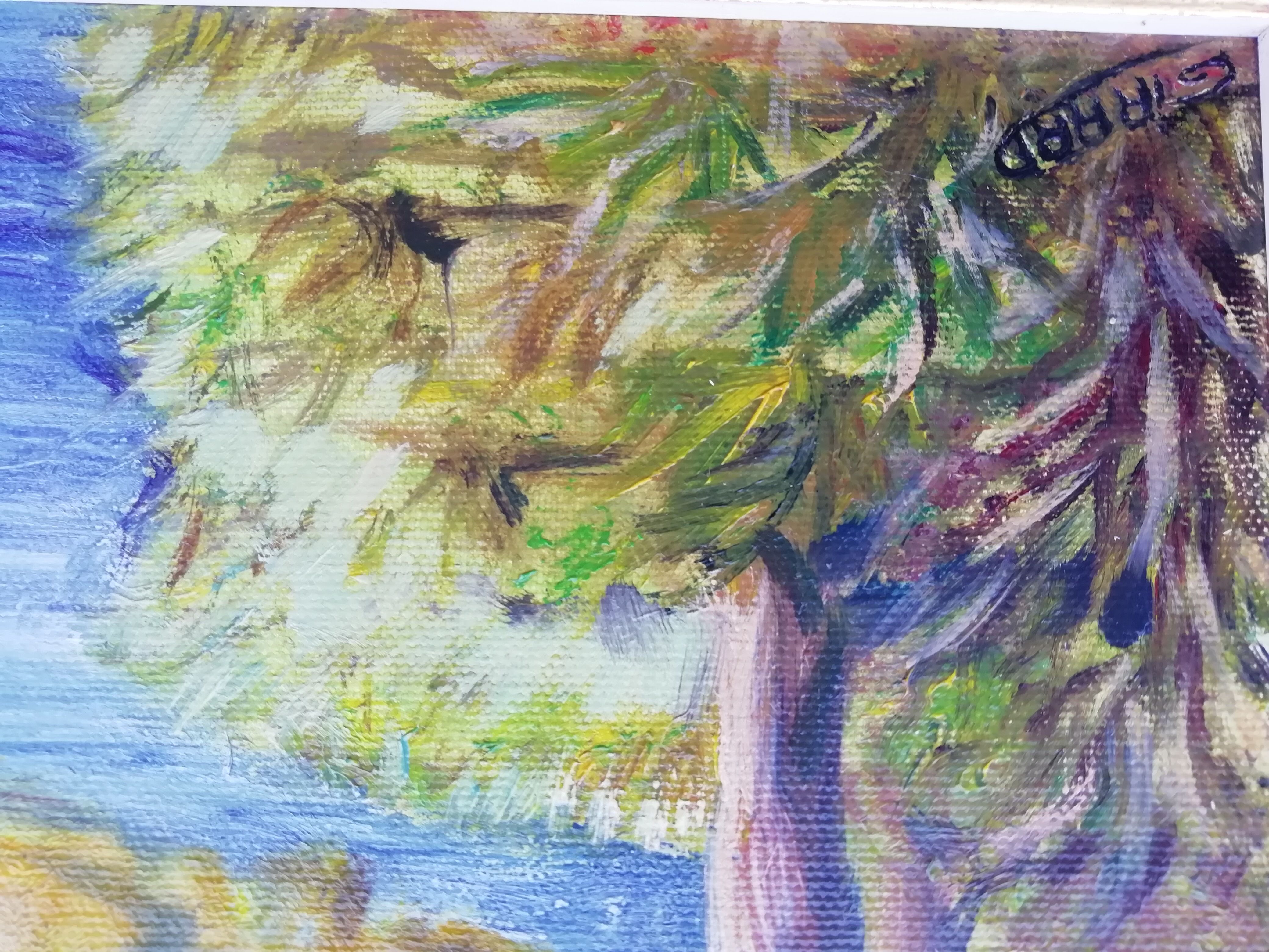 Oil on canvas Montaubry