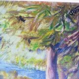 Oil on canvas Montaubry