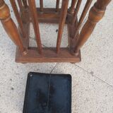 Vintage wooden umbrella holder