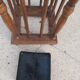 Vintage wooden umbrella holder