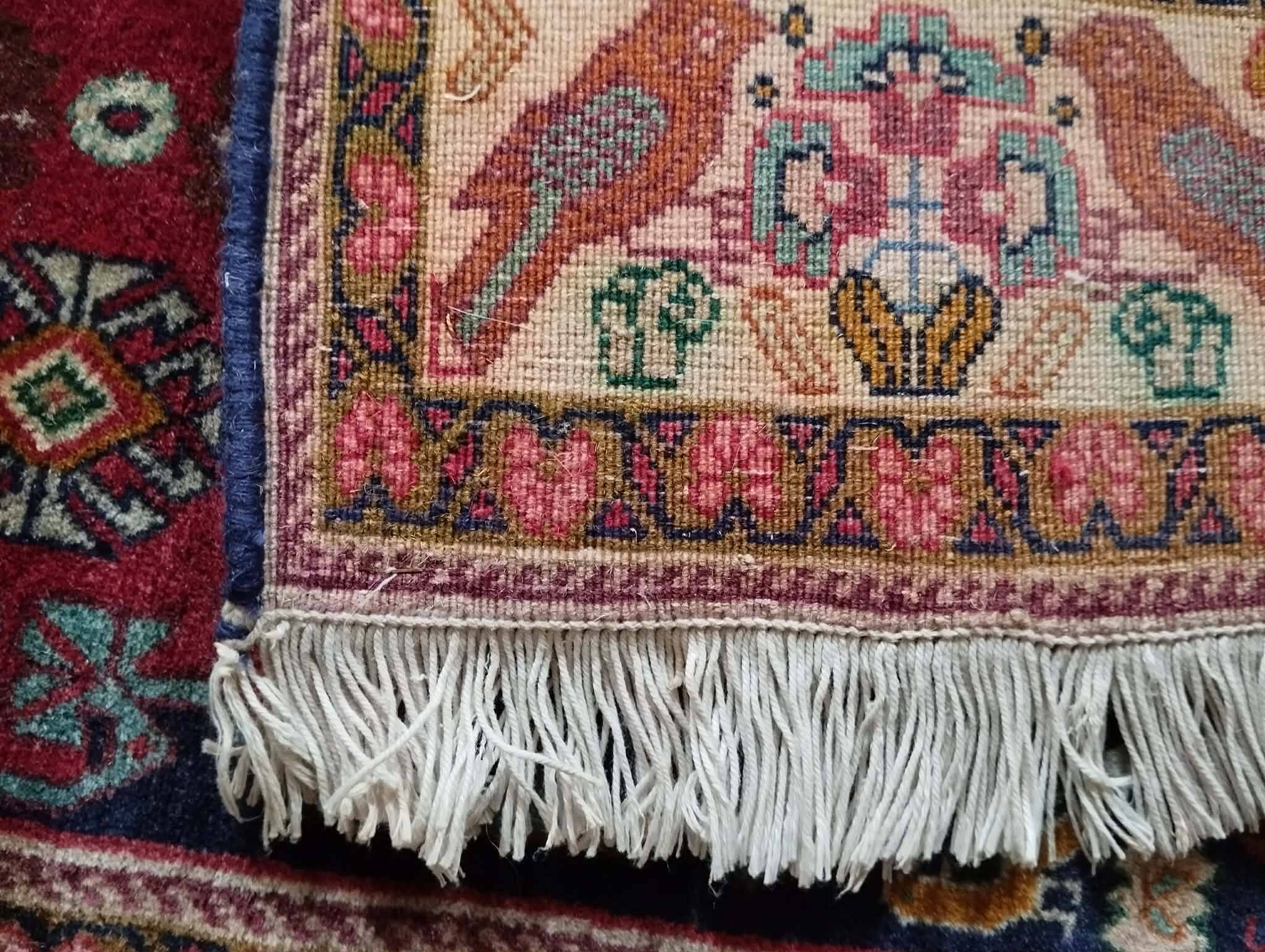 Handmade Persian Abadeh rug 151x102cm