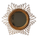 Miroir soleil en rotin
