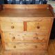 English chest of drawers nineteenth in pine