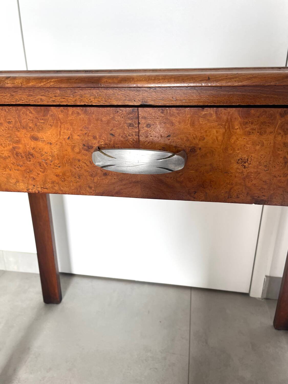 Small Art Deco walnut desk 1925
