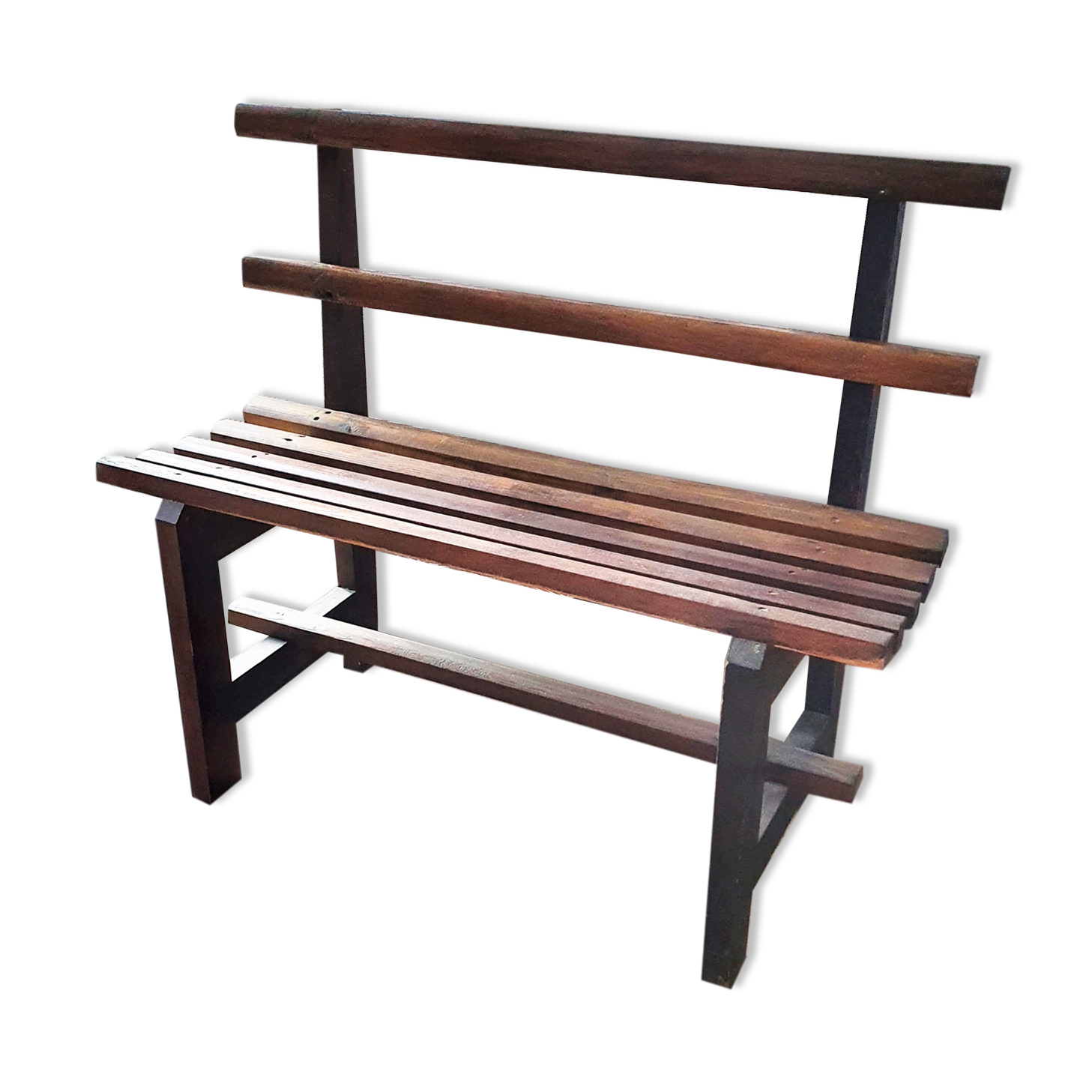 Wooden bench