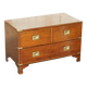 Vintage military furniture with hidden turntable, 1970s style.
