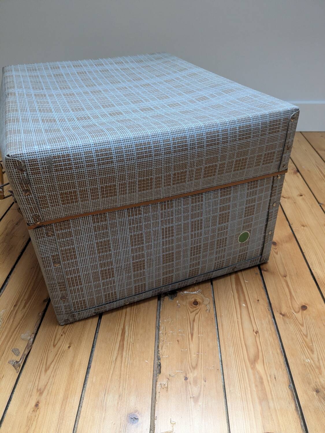 Old cardboard suitcase