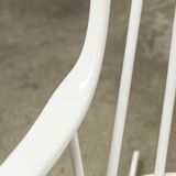 Grandessa rocking chair in white beech by Lena Larsson 1960 for Nesto
