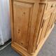 Raw pine sideboard with black patina top