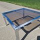 Chrome and smoked glass coffee table from the 70s.