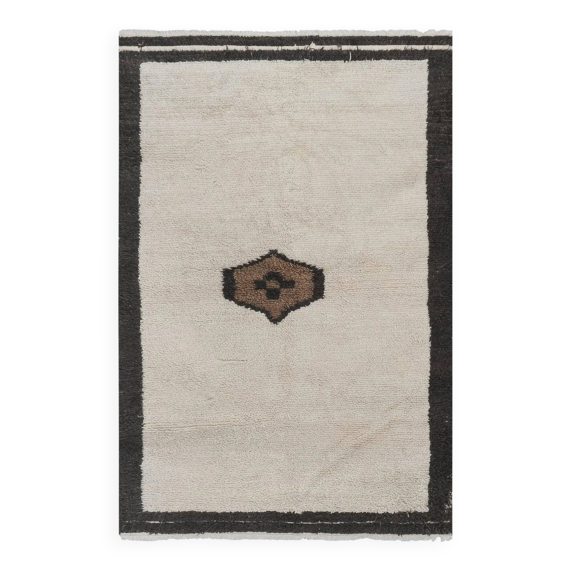 Vintage Turkish handmade rug 142x213 cm