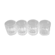 4 cut crystal whisky glasses
