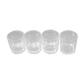 4 verres à whisky en cristal taillé