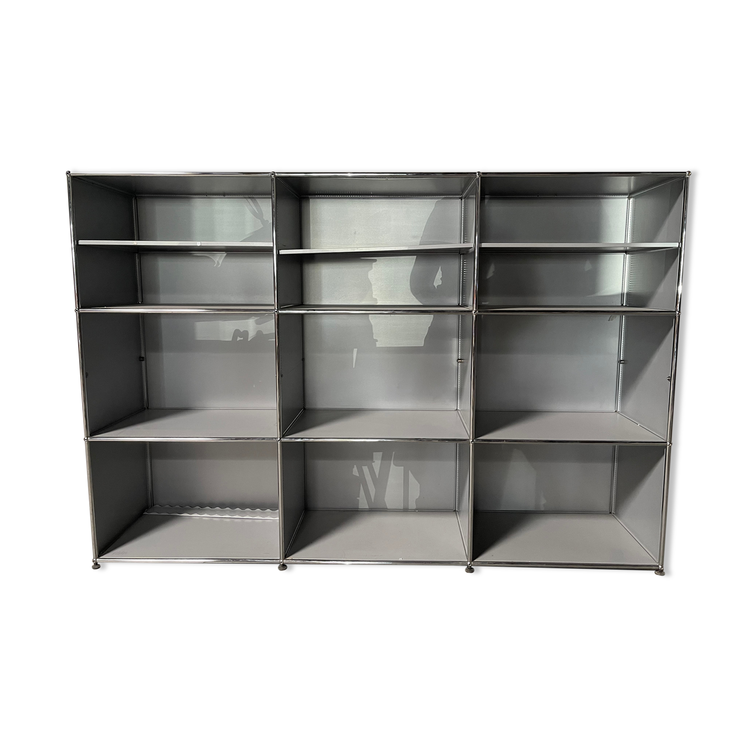 Large storage shelf USM Haller - Switzerland 1970'