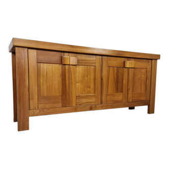 Maison regain sideboard in solid elm, 1970s