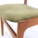 1960s Pair of  Danish Teak Dining Chairs, Restored