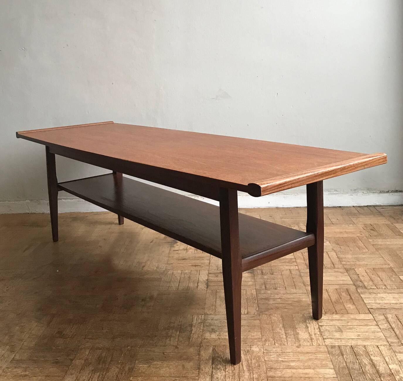 Table basse en teck, édition Myer, 1960