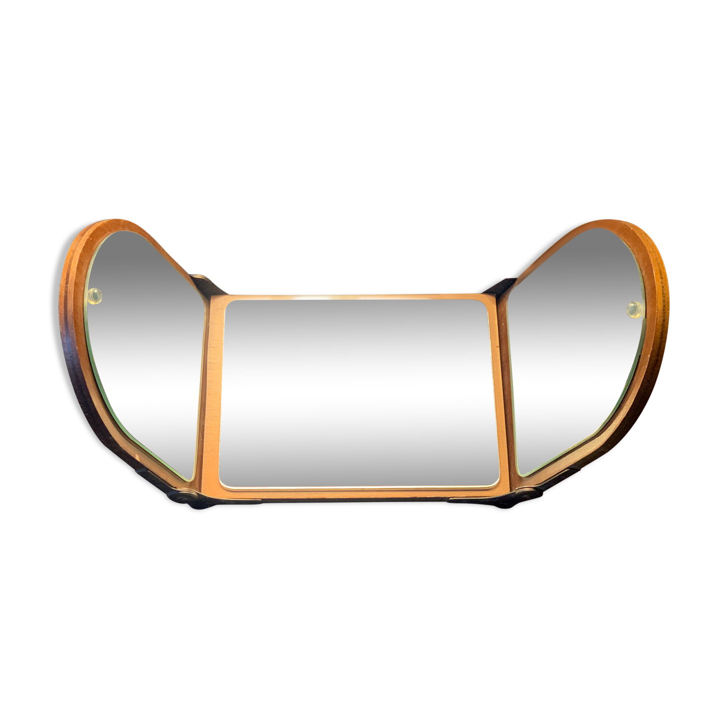 Triptych barber mirror  45x20cm