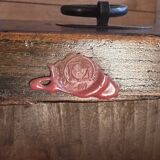 Old console with drawers, solid wood.