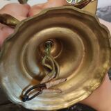 Old hot water bottle lamp