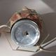 Old shell-shaped night lamp carved in cameo, Art Deco.