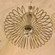 Hanging lamp from Sciolari chrome space age