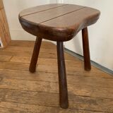 Brutalist tripode tabouret