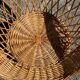 Vintage rattan and wicker armchair