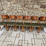 Set of 6 danish chairs 1960