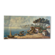 Old painting, Marine, the Riviera , signed 50/60