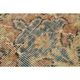 Tapis turc Oushak fait main en laine et coton orange des années 1970 203x312
