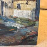 Oil on Panel Painting by Marcel Leprin