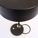 Designer desk lamp 1950, lacquered metal and chrome.