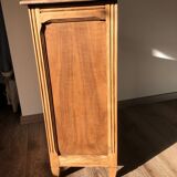 Renovated oak bedside table