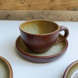 Set of 5 natural cups