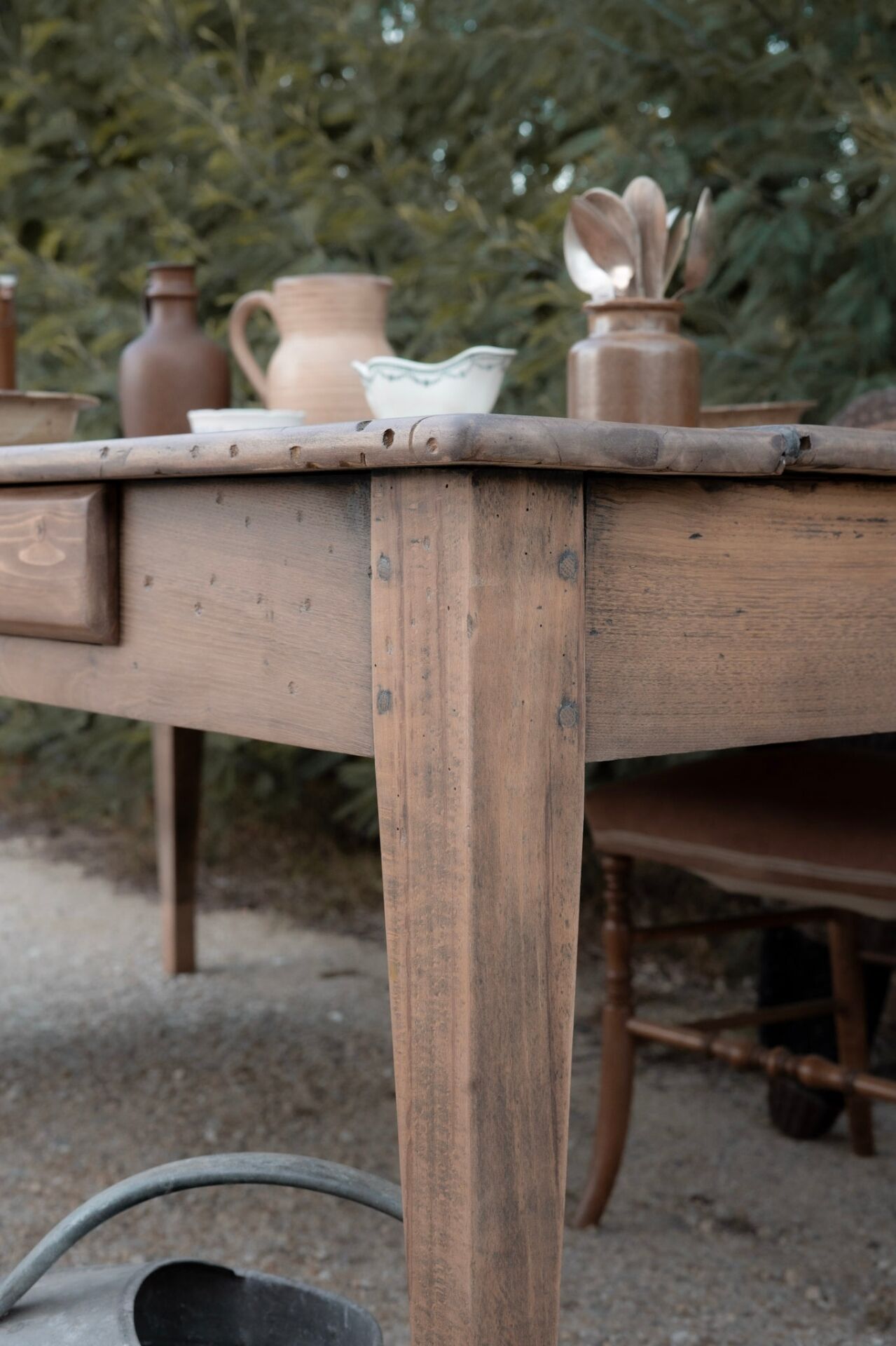 Renovated old farmhouse table