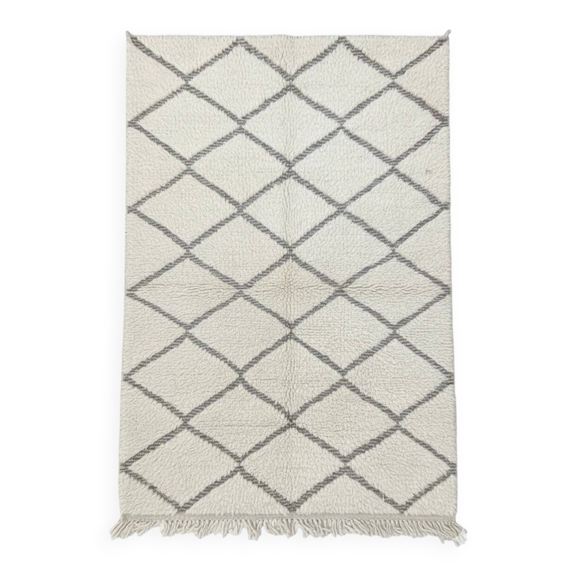 Tapis Marocain à losanges marron