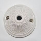 Blue opaline glass pendant light