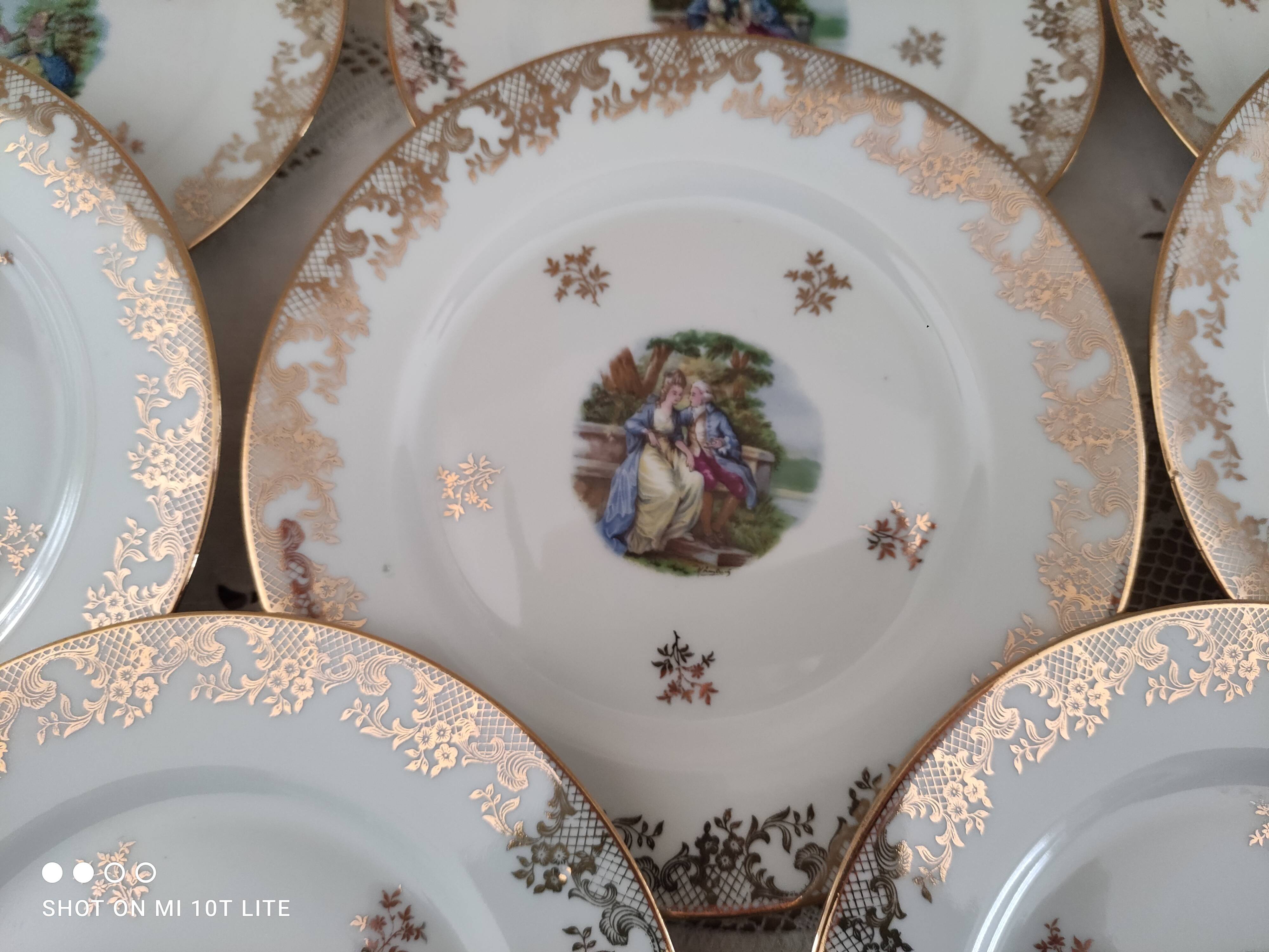 Lot de 11 assiettes à dessert Cortina 2000 Villeroy & Boch - Ressourcerie Histoires Sans Fin